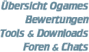 Übersicht Ogames - Bewertungen - Tools und Downloads - Foren und Chats