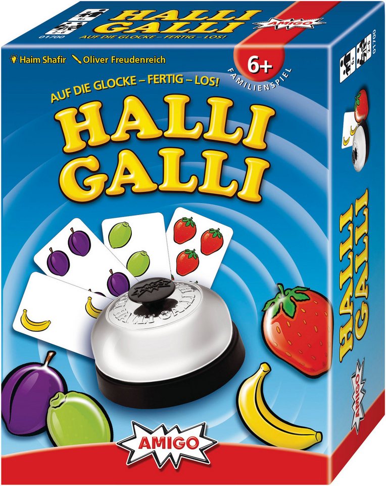 AMIGO Spiel Halli Galli Auf die Glocke fertig los