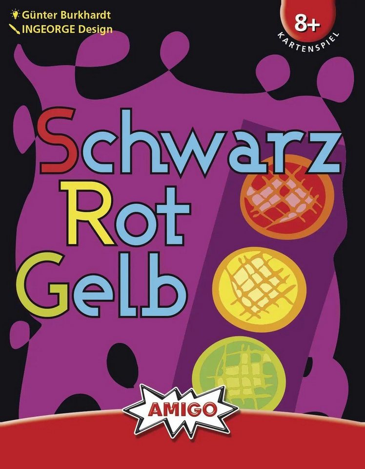AMIGO Spiel Schwarz Rot Gelb Refresh