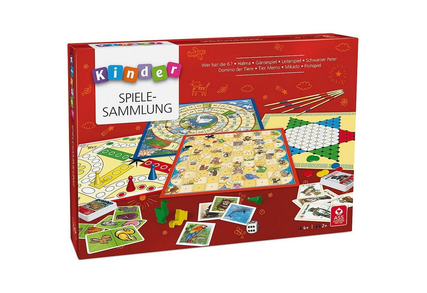 ASS Altenburger Spielesammlung Kinder Spielsammlung Diverse Brettspiele