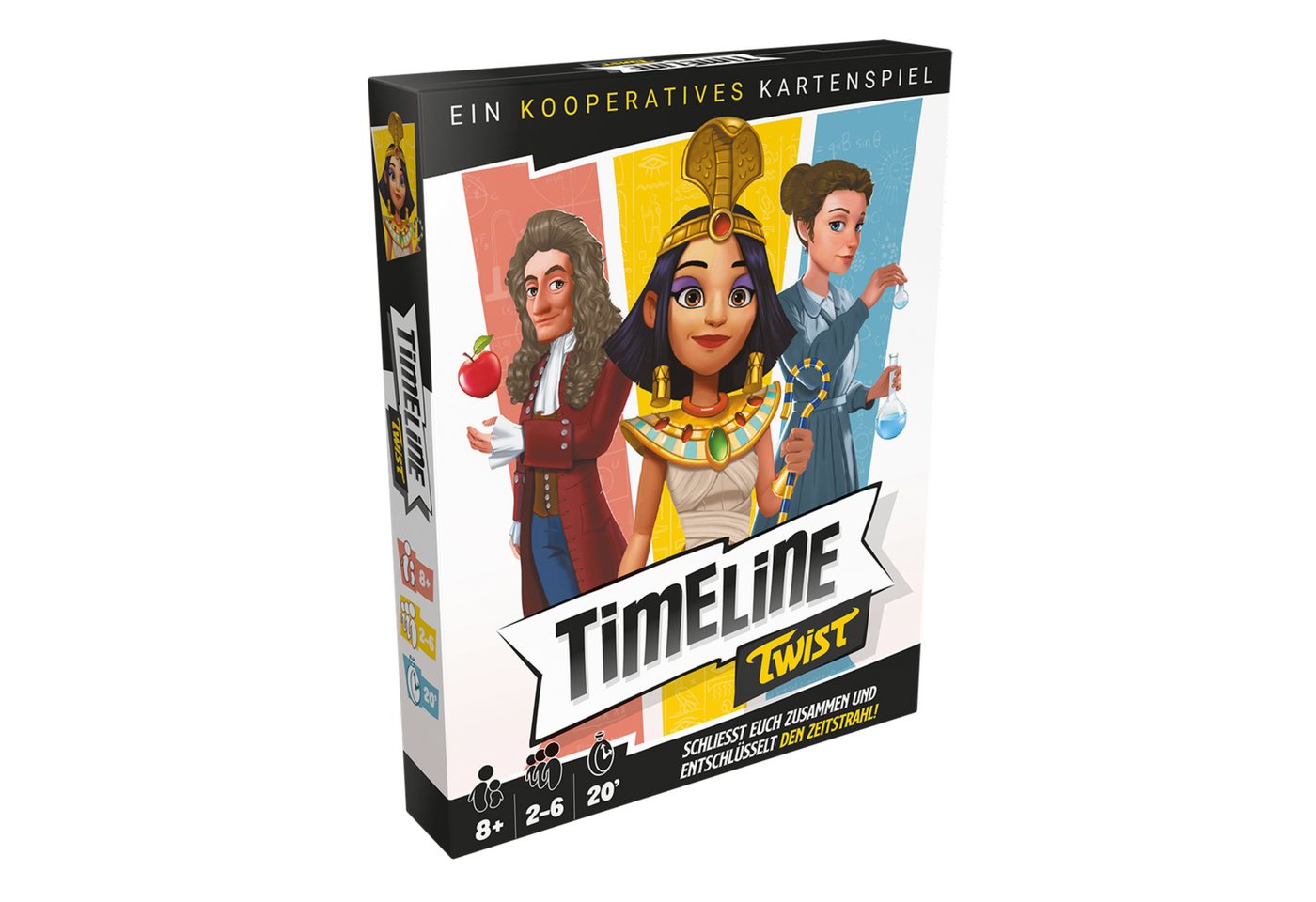 Asmodee Spiel Timeline Twist ab 8 Jahren 2-6 Spieler 20+ Minuten
