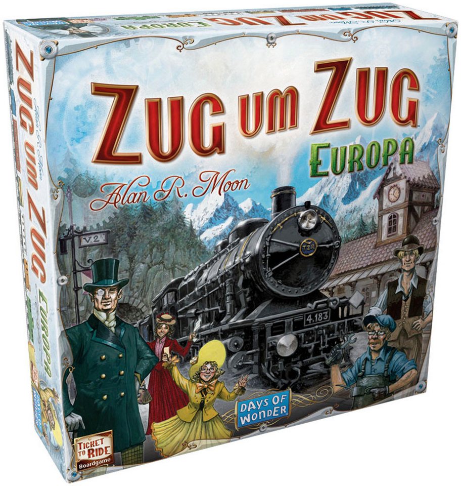 Asmodee Spiel Zug um Zug Europa