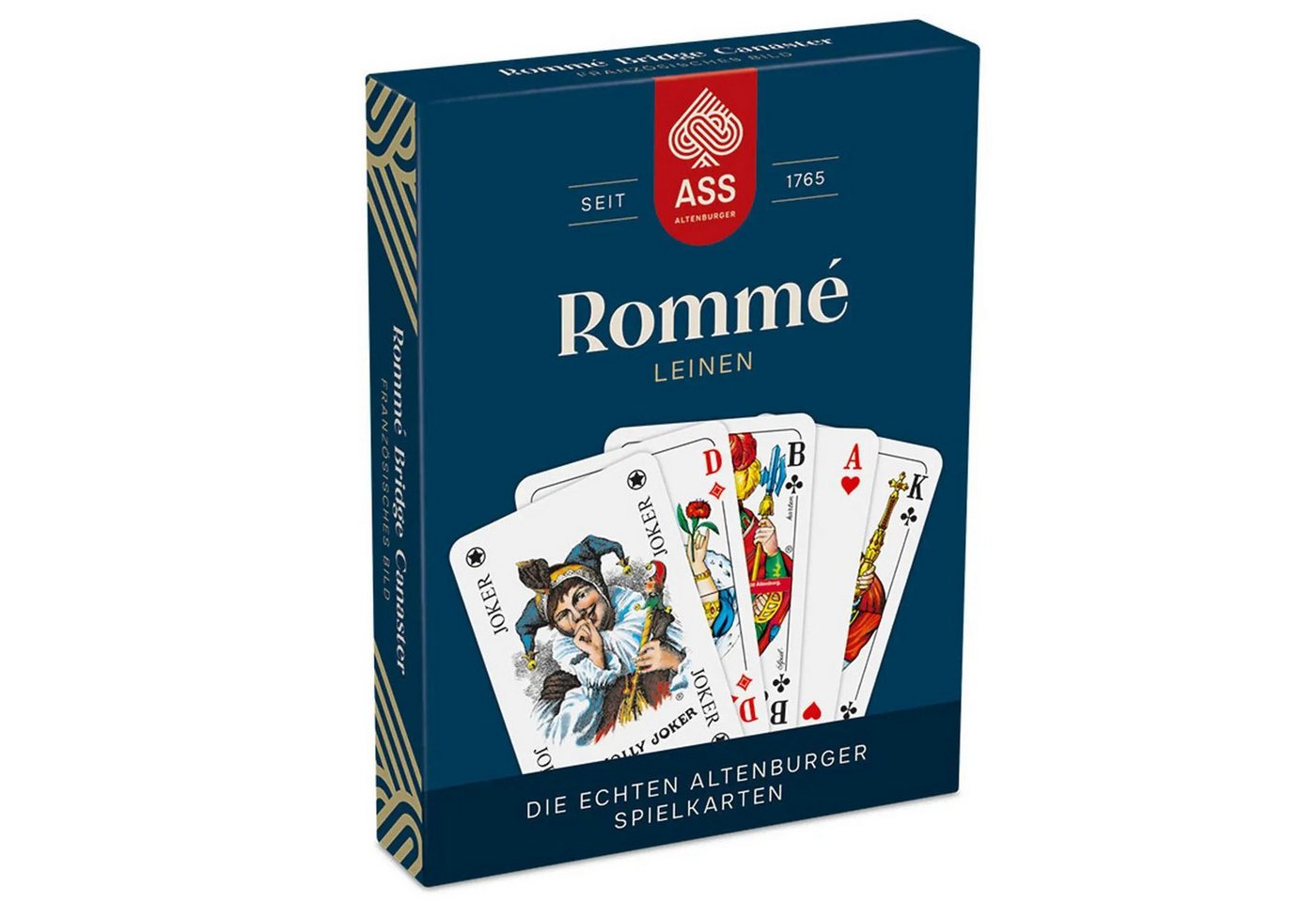 Cartamundi Spiel Rommé Leinenprägung