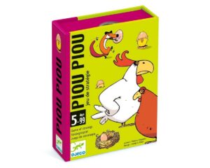 DJECO Spiel Piou Piou Kartenspiel für die ganze Familie DJ05119