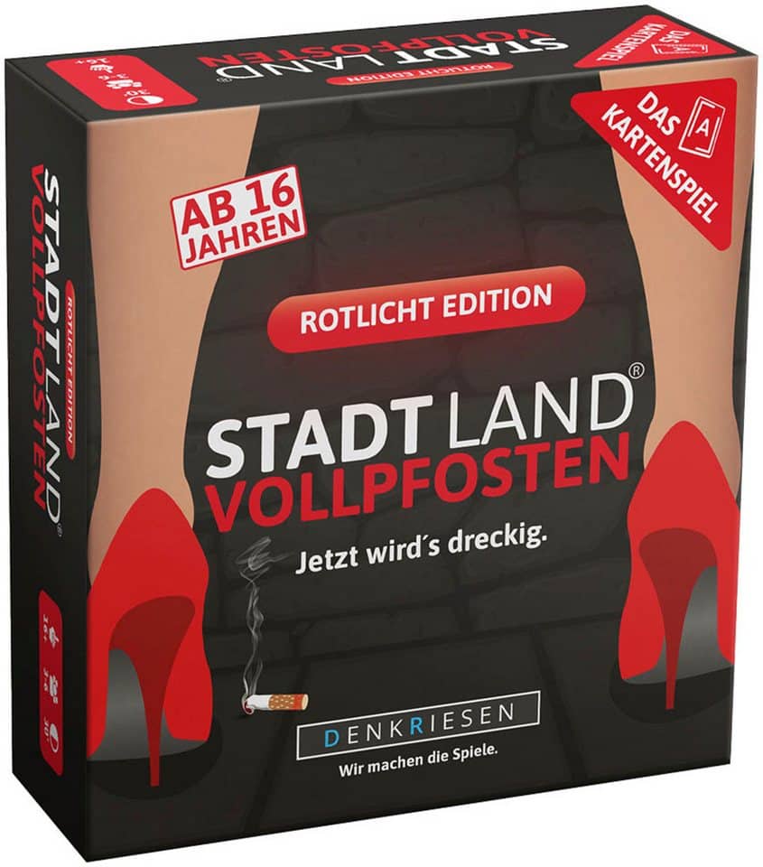 Denkriesen Spiel Stadt Land Vollpfosten