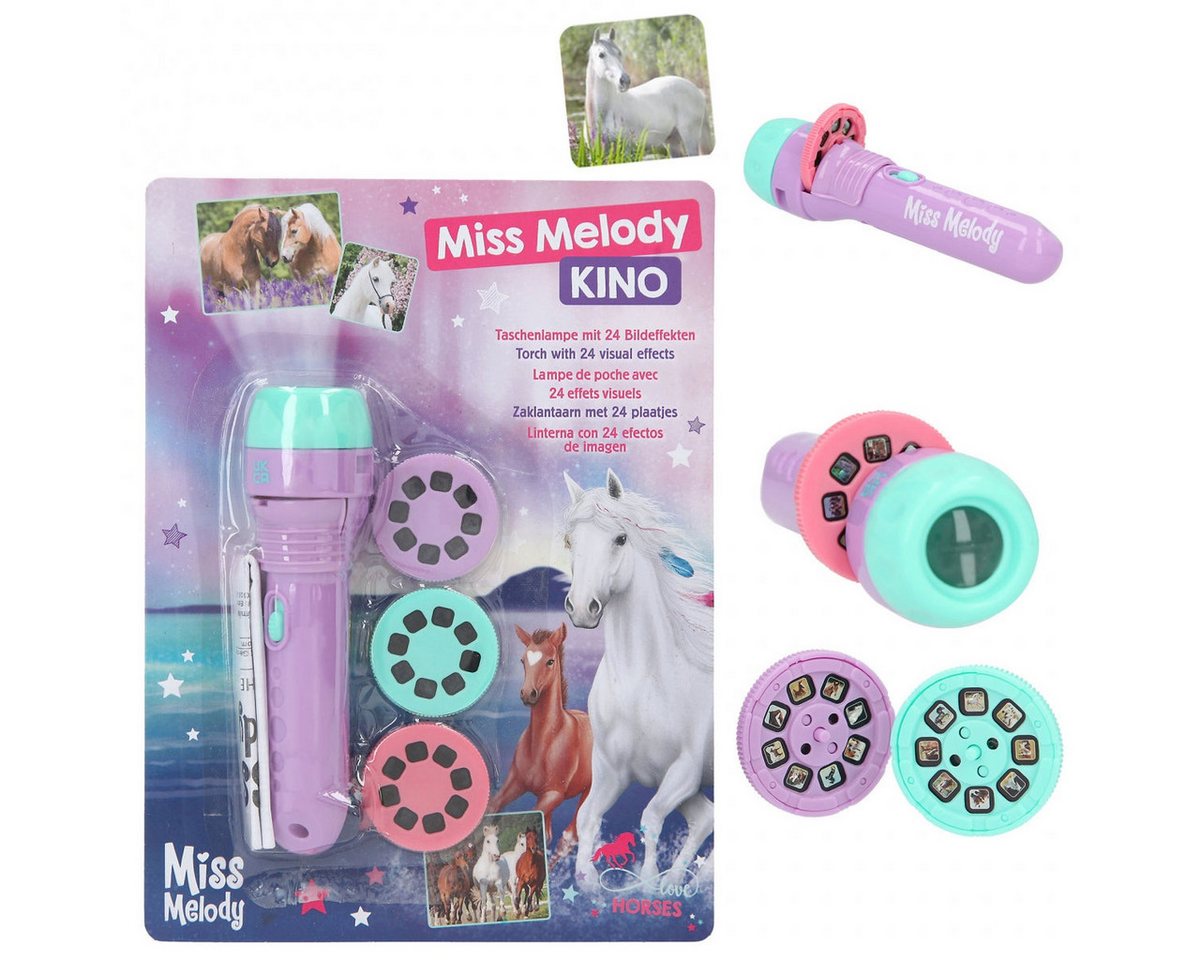 Depesche Spiel Miss Melody Taschenlampe mit Pferde-Projektionen