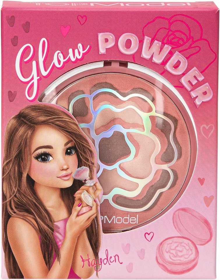 Depesche Spiel TOPModel Glow Powder - Schimmerndes Highlight Puder für Mädchen