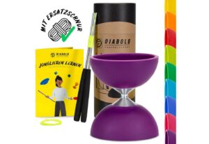 Diabolo Freizeitsport Spiel Diabolo Set Basic (lila)