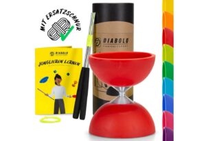 Diabolo Freizeitsport Spiel Diabolo Set Basic (rot)