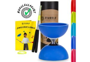 Diabolo Freizeitsport Spiel Diabolo Set Pro (blau)