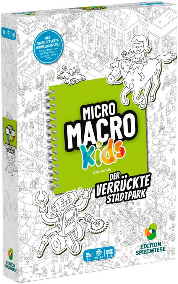 EDITION SPIELWIESE Spiel MicroMacro Kids Der verrückte Stadtpark