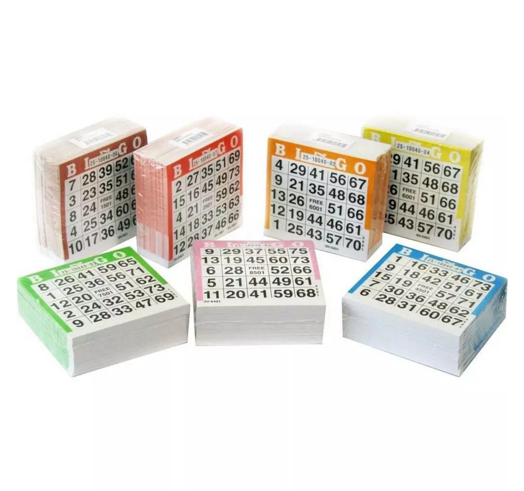 ENGELHART Spiel Bingokarten 500 Stück