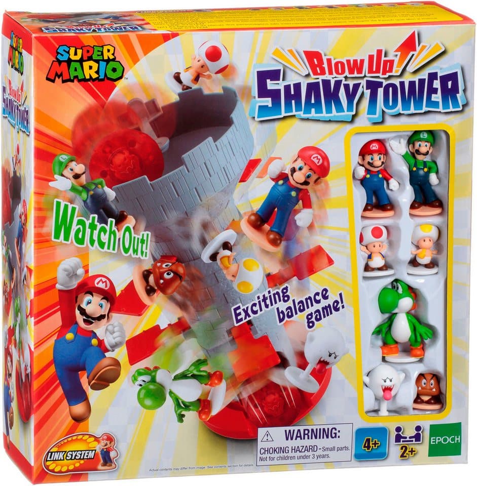EPOCH Games Spiel Super Mario™ Blow Up! Shaky Tower