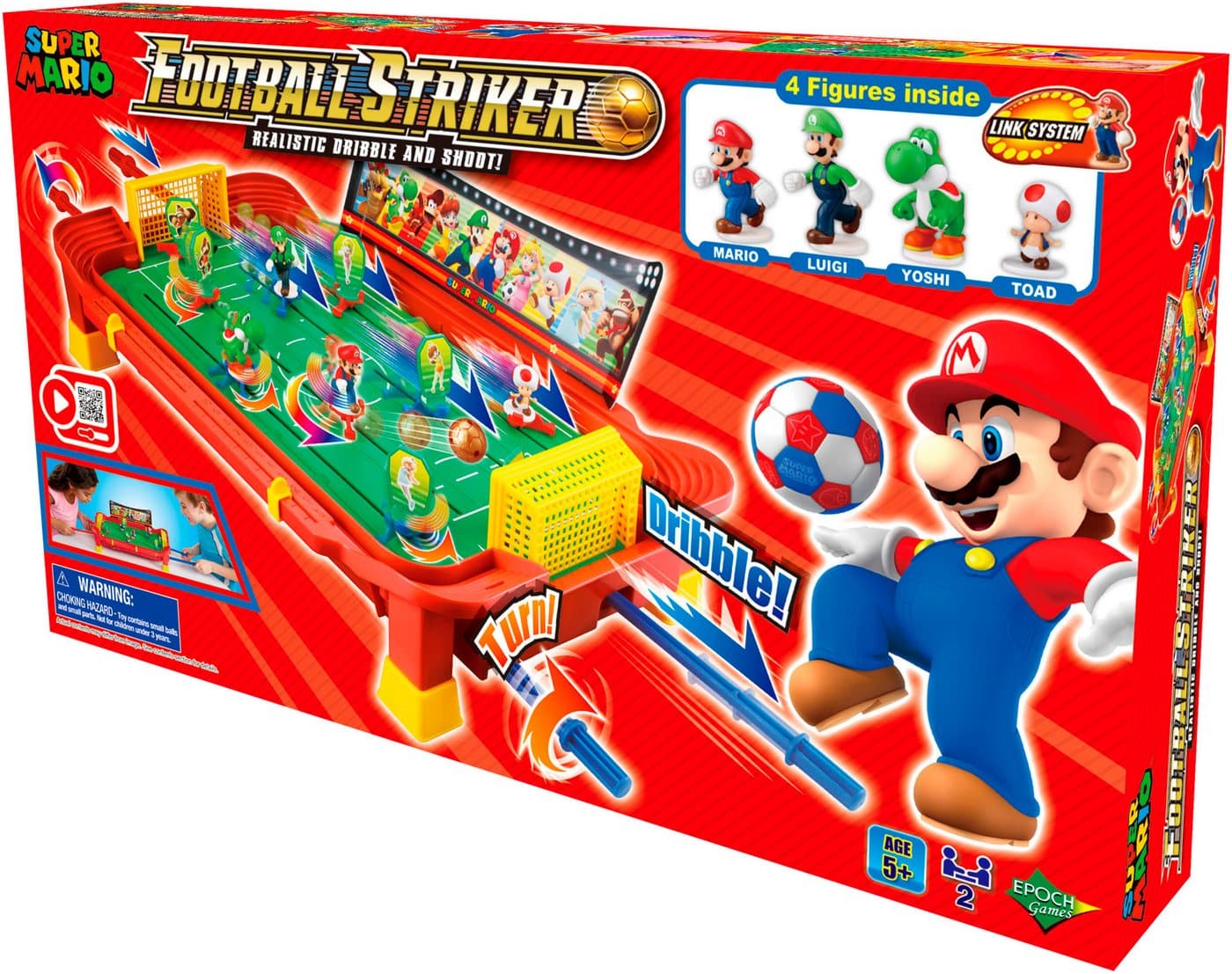 EPOCH Games Spiel Super Mario™ Football Striker