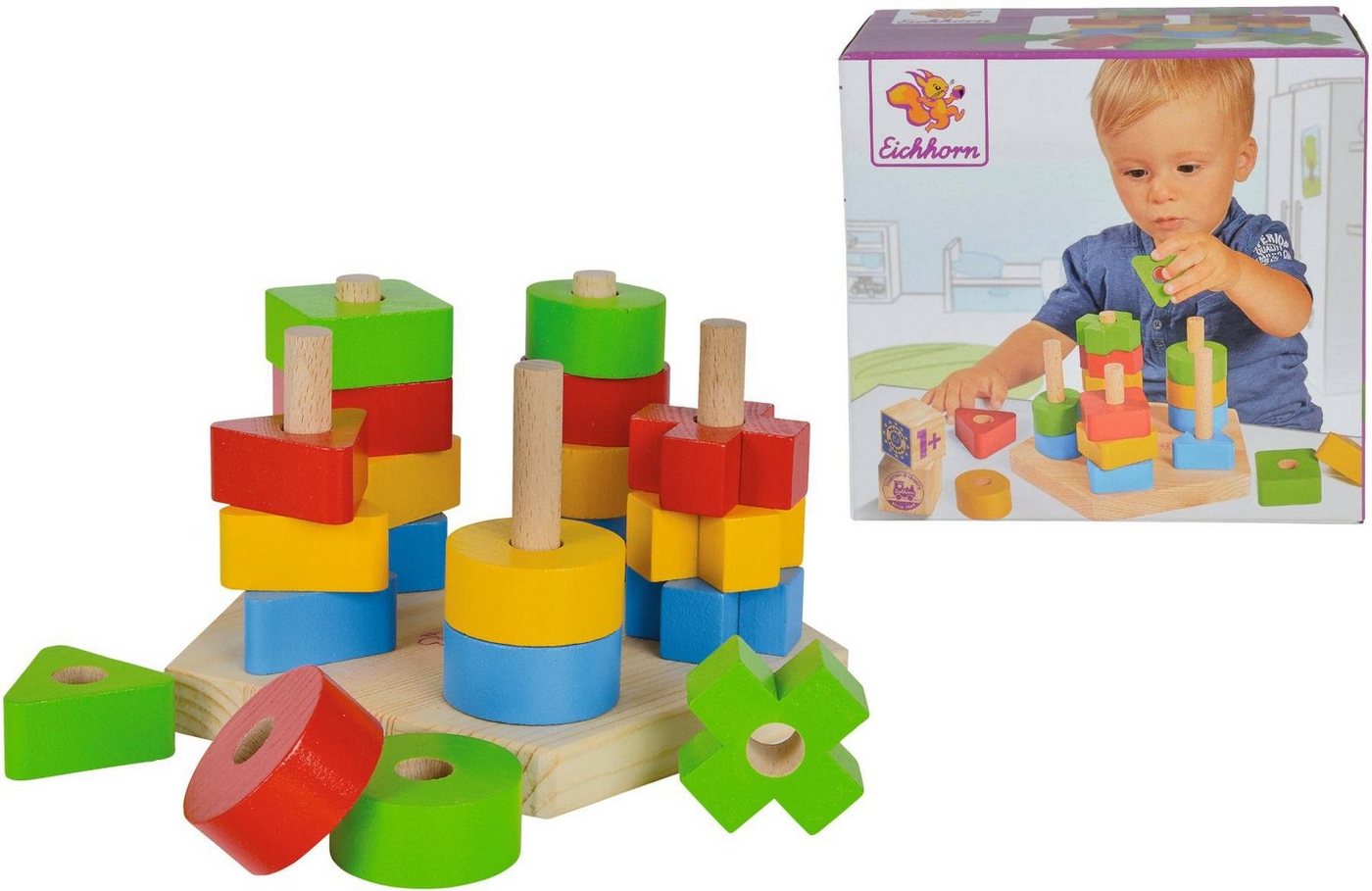 Eichhorn Steckspielzeug Steckspiel