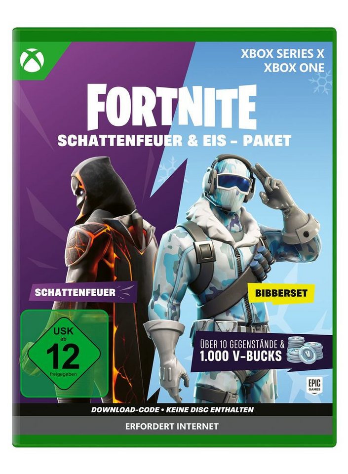 Fortnite Schattenfeuer & Eis Paket (Code in Box) Xbox Series X