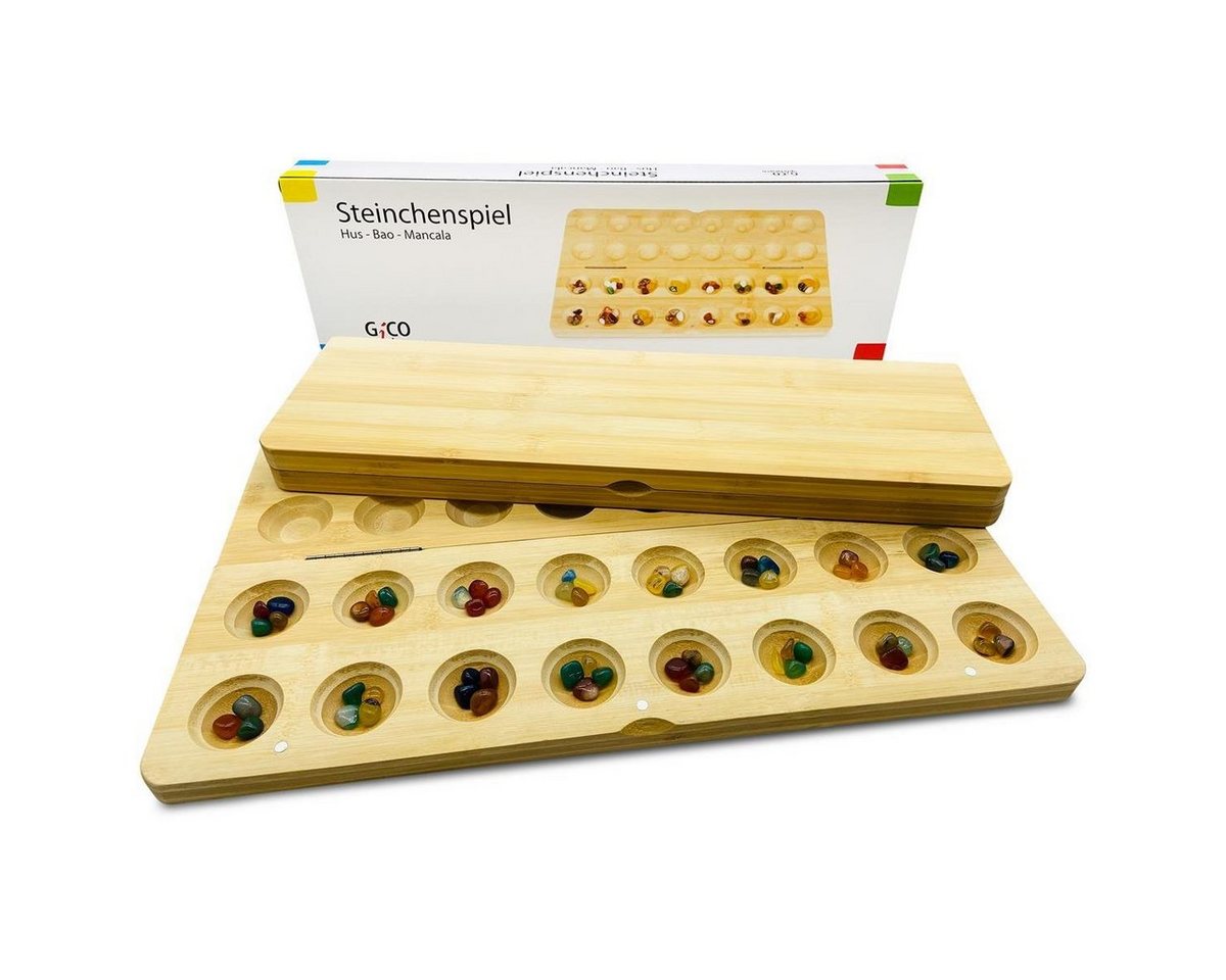 GICO Spielesammlung GICO Steinchenspiel Hus Bao groß mit Edelsteinen. - 7953