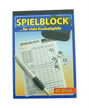 Global Partner Spielesammlung Spielblock für Knobelspiele