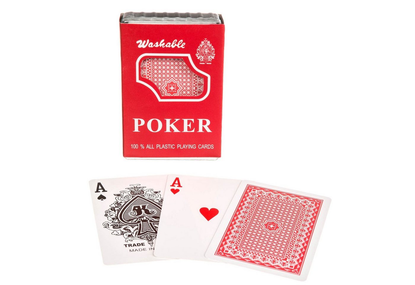 Goods+Gadgets Spiel GOODS+GADGETS Königlich Pokerkarten Plastik-Spielkarten Profi Satz