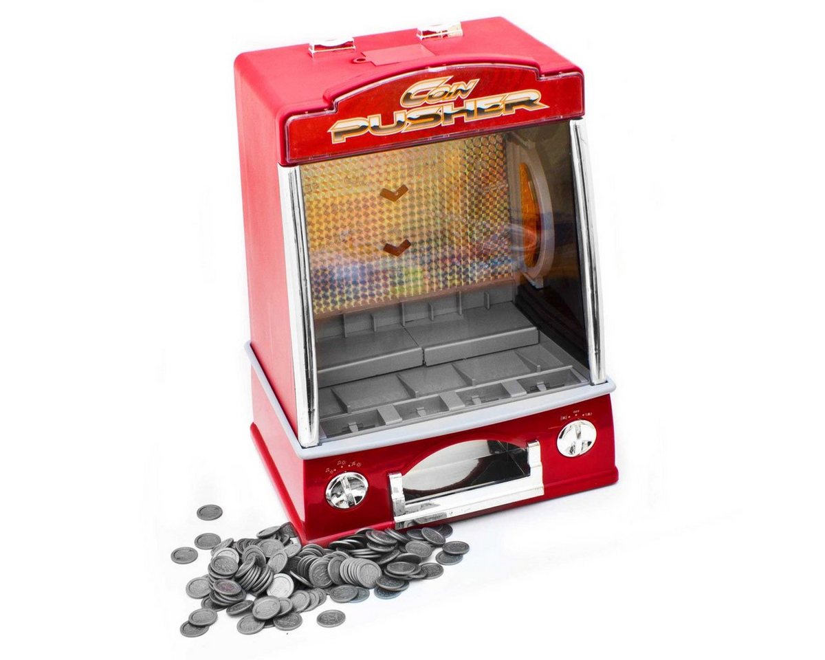 Goods+Gadgets Spiel Münzschieber-Spielautomat – Arcade-Spiel mit Ton