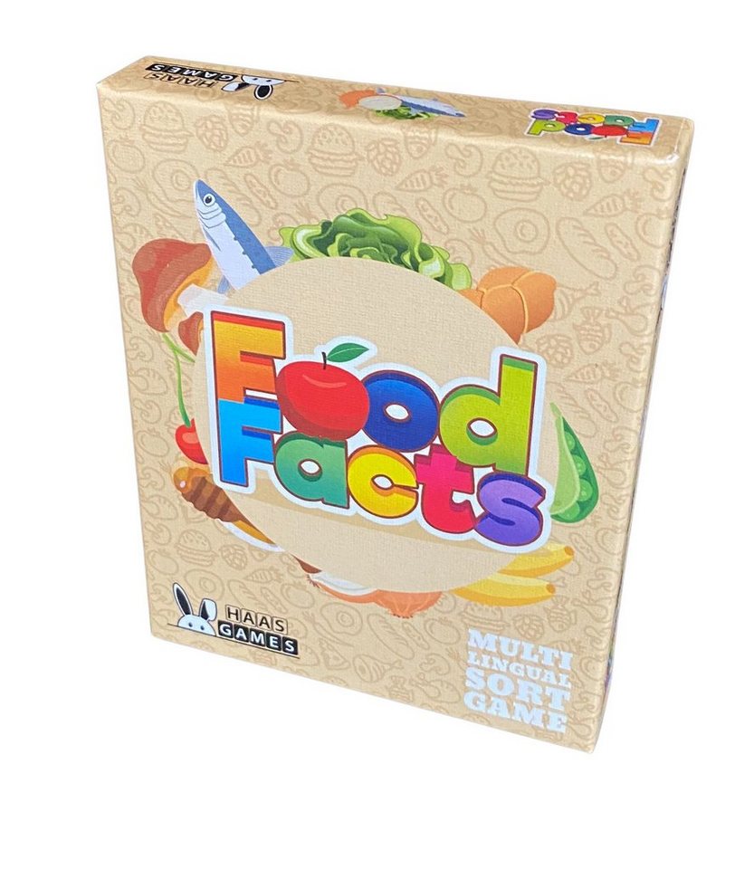 Haas-Games Spiel Food Facts Haas Games Familienspiel Kartenspiel Lernspiel