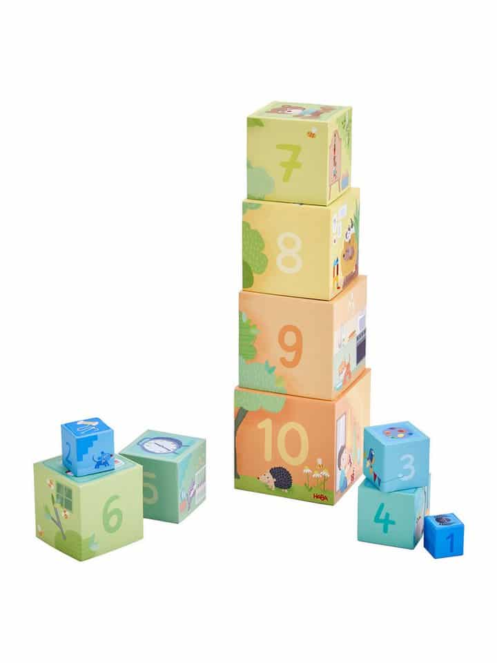Haba Stapelspielzeug Mein Zuhause Würfel-Set
