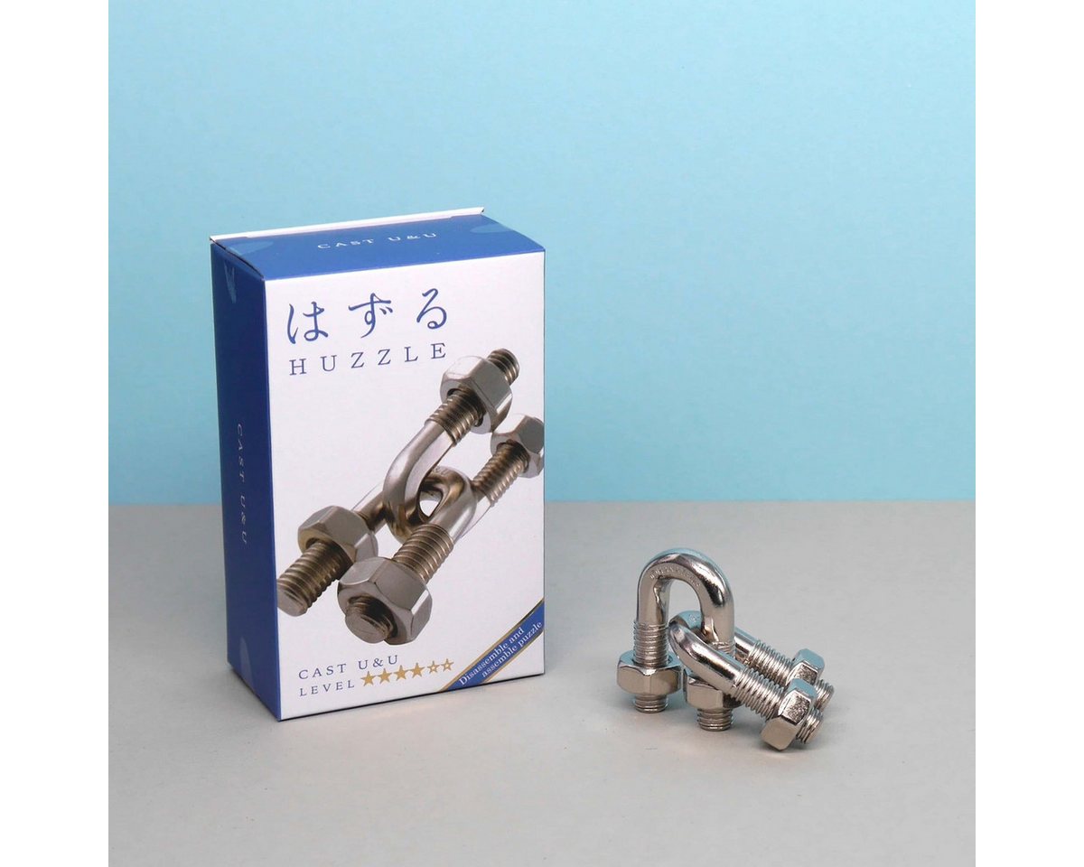 Hanayama Spiel HUZZLE CAST U&U - schwieriges Geduldspiel