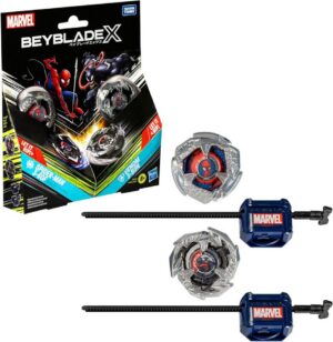 Hasbro Speed-Kreisel Hasbro Beyblade X Marvel Collab Spider-Man 3-60F vs. Venom 3-80N 8+