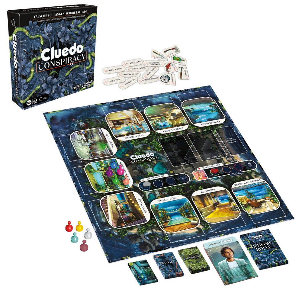 Hasbro Spiel Brettspiel Cluedo Verschwörung