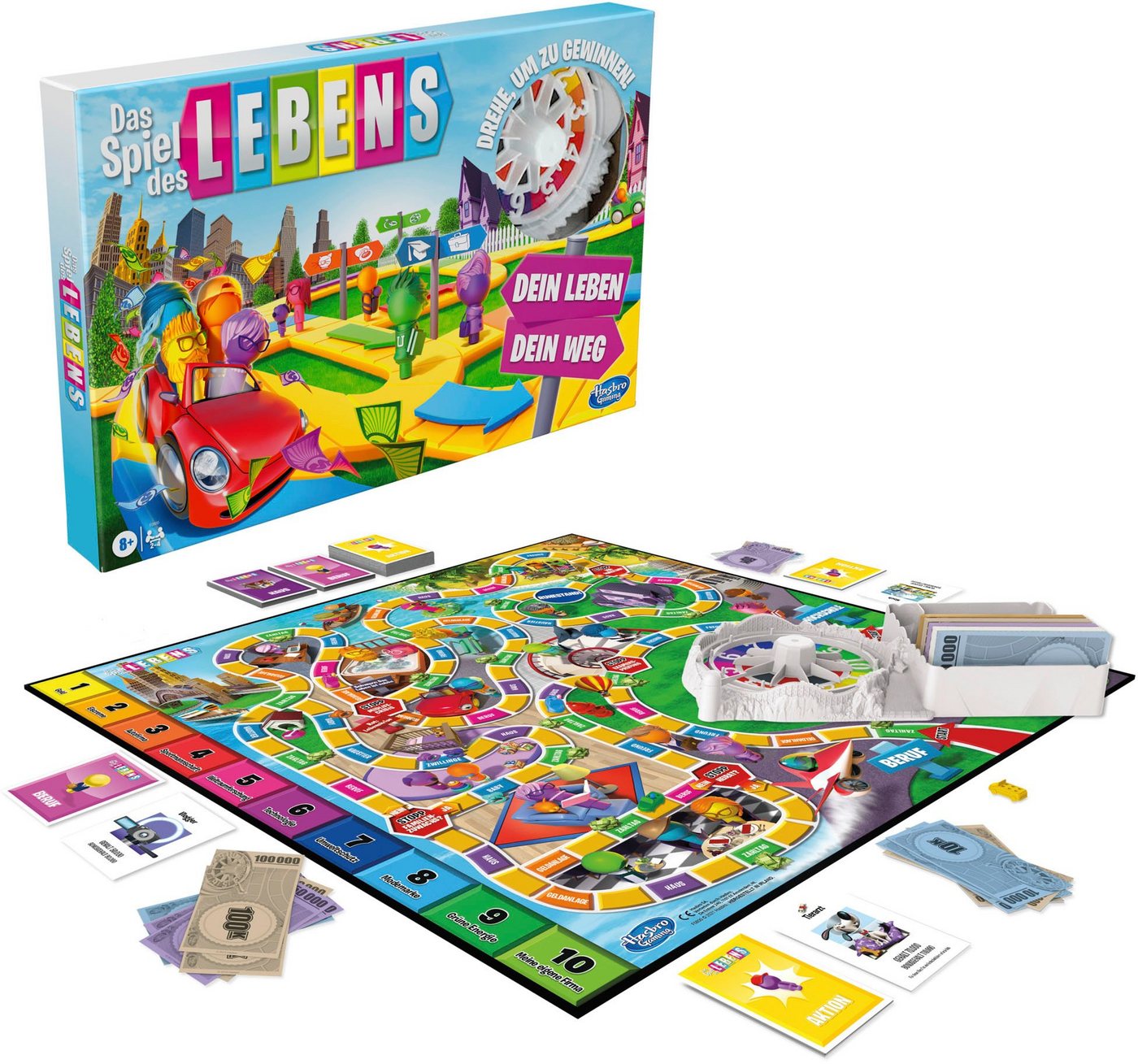 Hasbro Spiel Das Spiel des Lebens