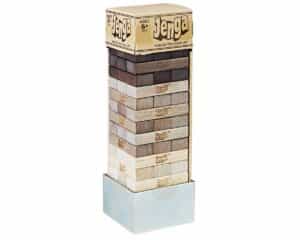 Hasbro Spiel Jenga Rustic Stapelspiel Holz-Stapelspaß