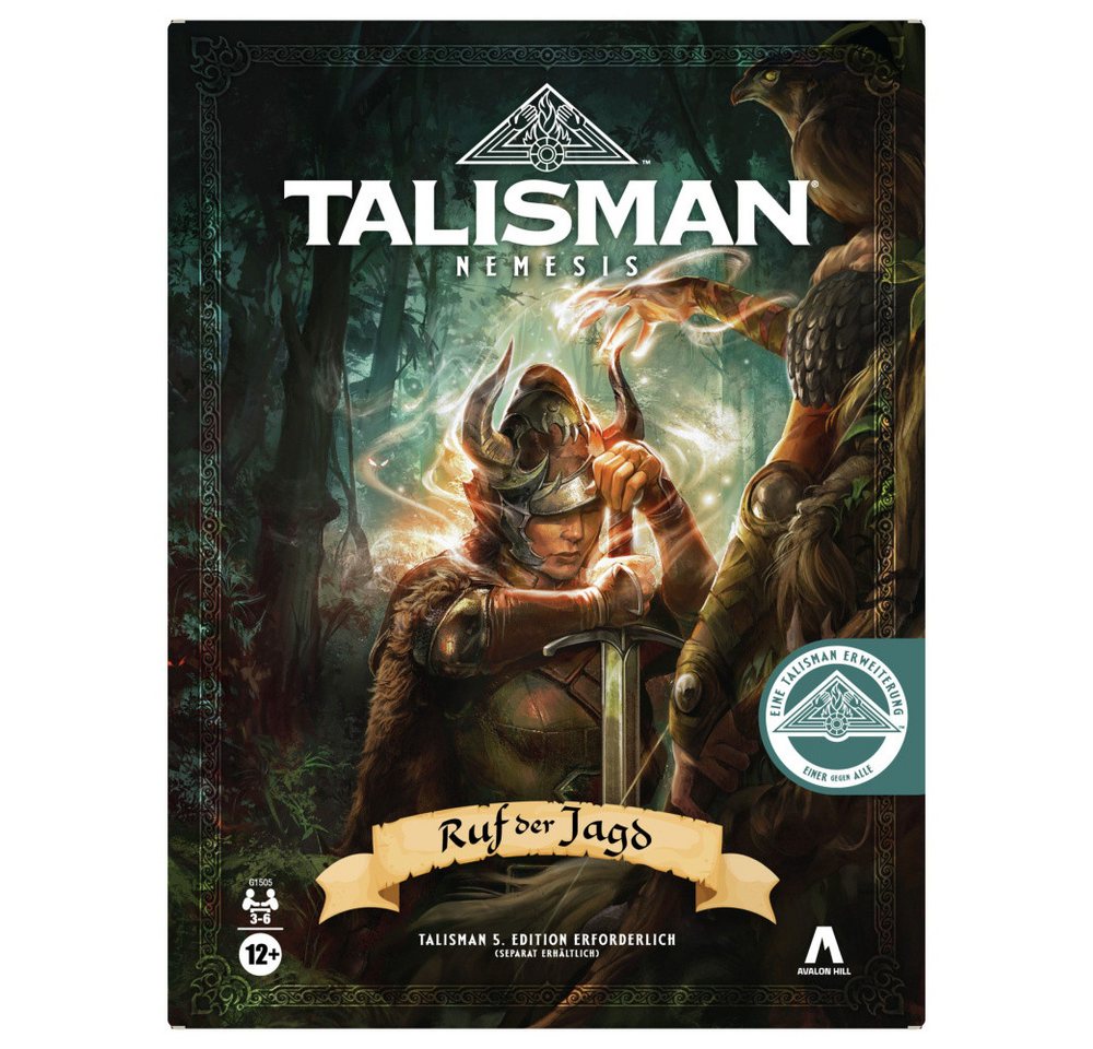 Hasbro Spiel Talisman: Nemesis Brettspiel-Erweiterung Ruf der Jagd *Deutsche Versio