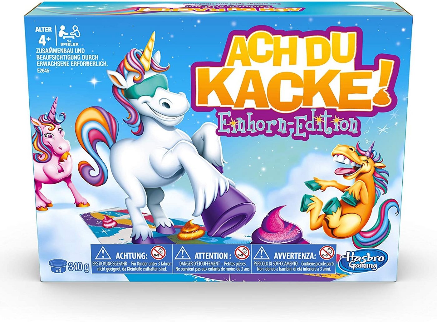 Hasbro Spielesammlung Hasbro Ach du Kacke: Einhorn-Edition