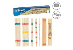 Idena Spiel Idena 6060012 - Strategiespiel Mikado mit praktischer Holzbox