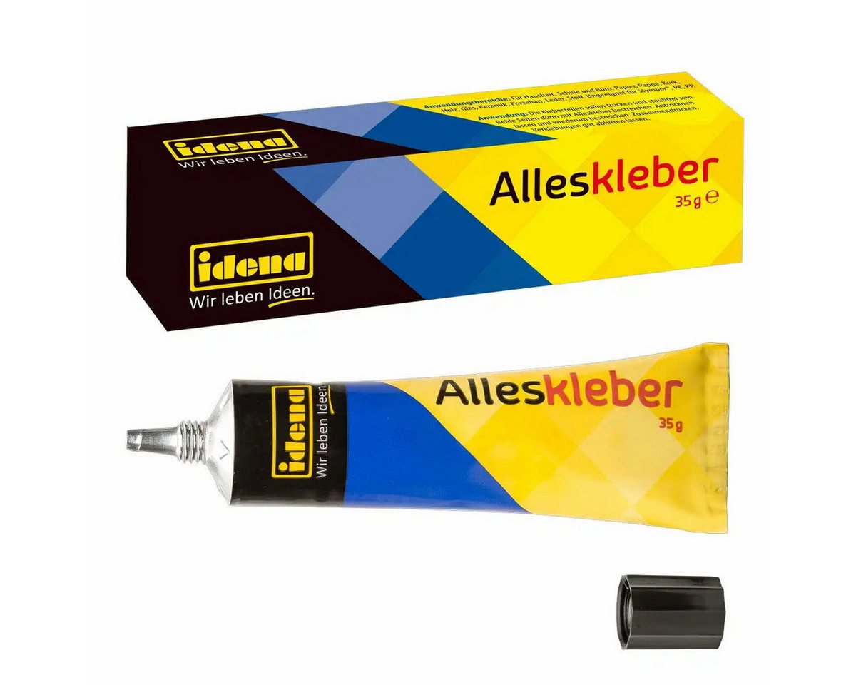 Idena Spiel Idena Alleskleber 35g Tube - Starker Universalkleber für Papier