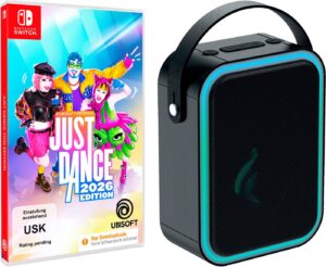 Just Dance 2026 (Code in box) + Bluetooth Concert Lautsprecher Nintendo Switch