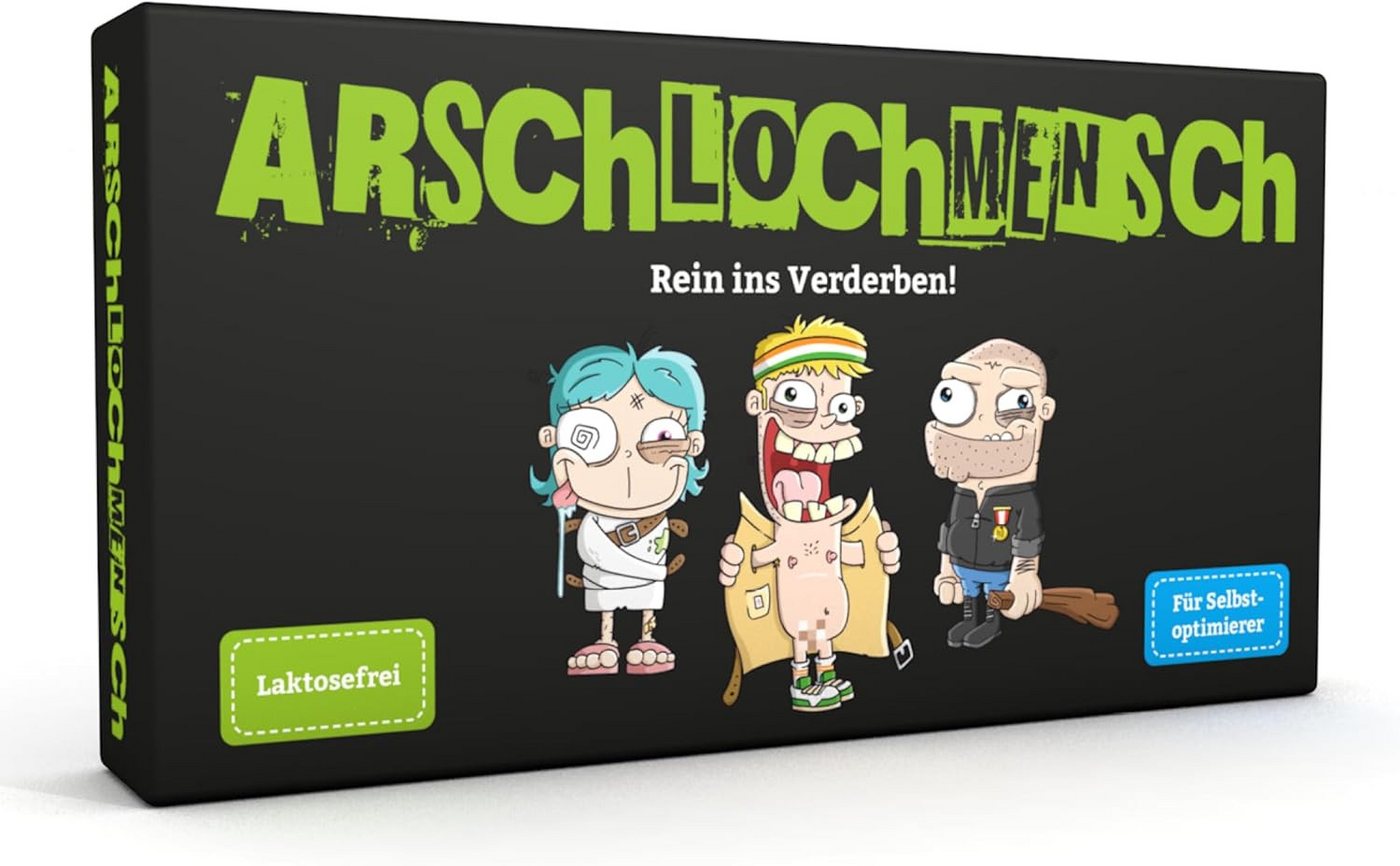 Kampfhummel Spiele Spiel Arschlochmensch - Rein ins Verderben!