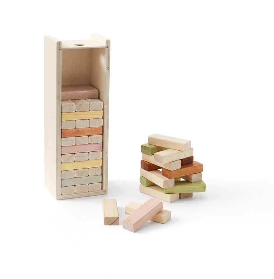 Kids Concept Stapelspielzeug Stapelturm Stapelstäbe aus Holz
