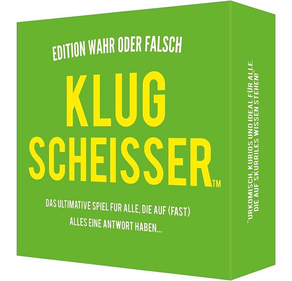 Kylskapspoesi Spiel Klugscheisser Edition Wahr oder Falsch