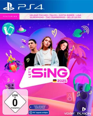Let's Sing 2025 German Version PlayStation 4