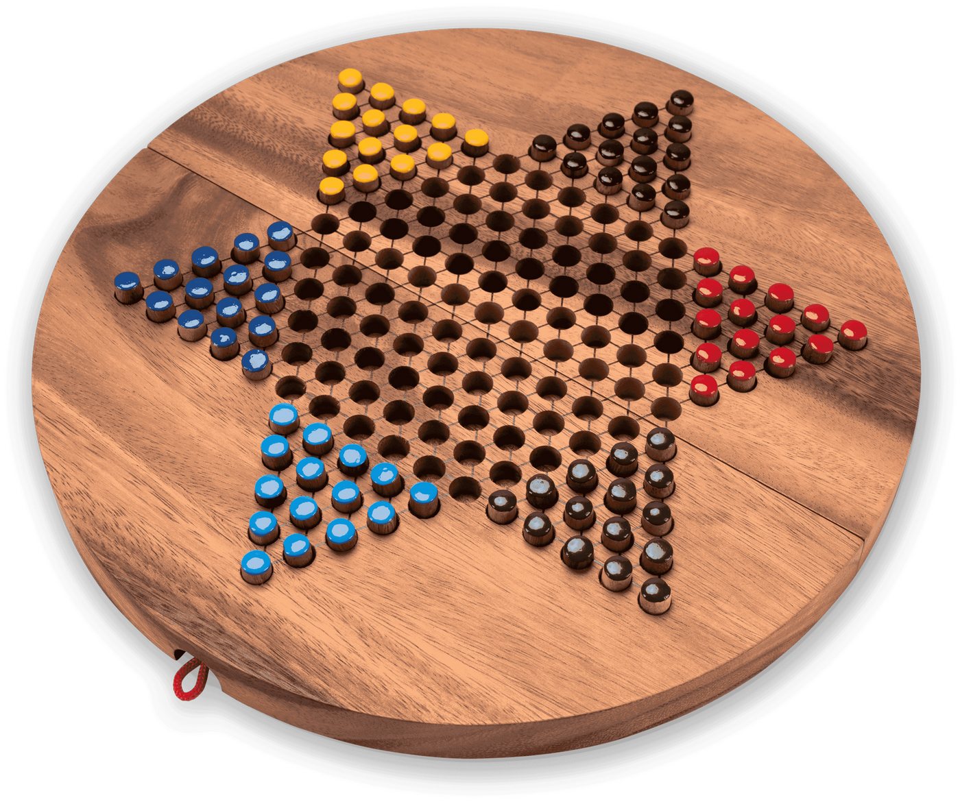 Logoplay Holzspiele Spielesammlung, Halma XL rund – Stern-Halma ...