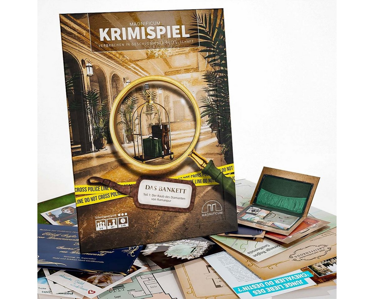 MAGNIFICUM Spiel Detektivspiel / Krimispiel für Erwachsene