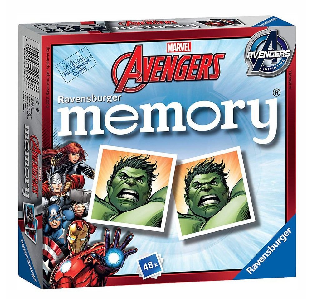 MARVEL Spiel Mini Memory® 48 Bildkarten Marvel Avengers Ravensburger Spiel