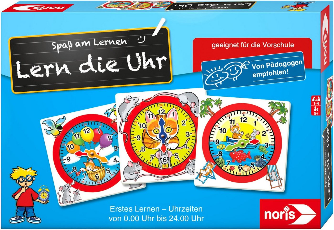 Noris Spiel Lern die Uhr