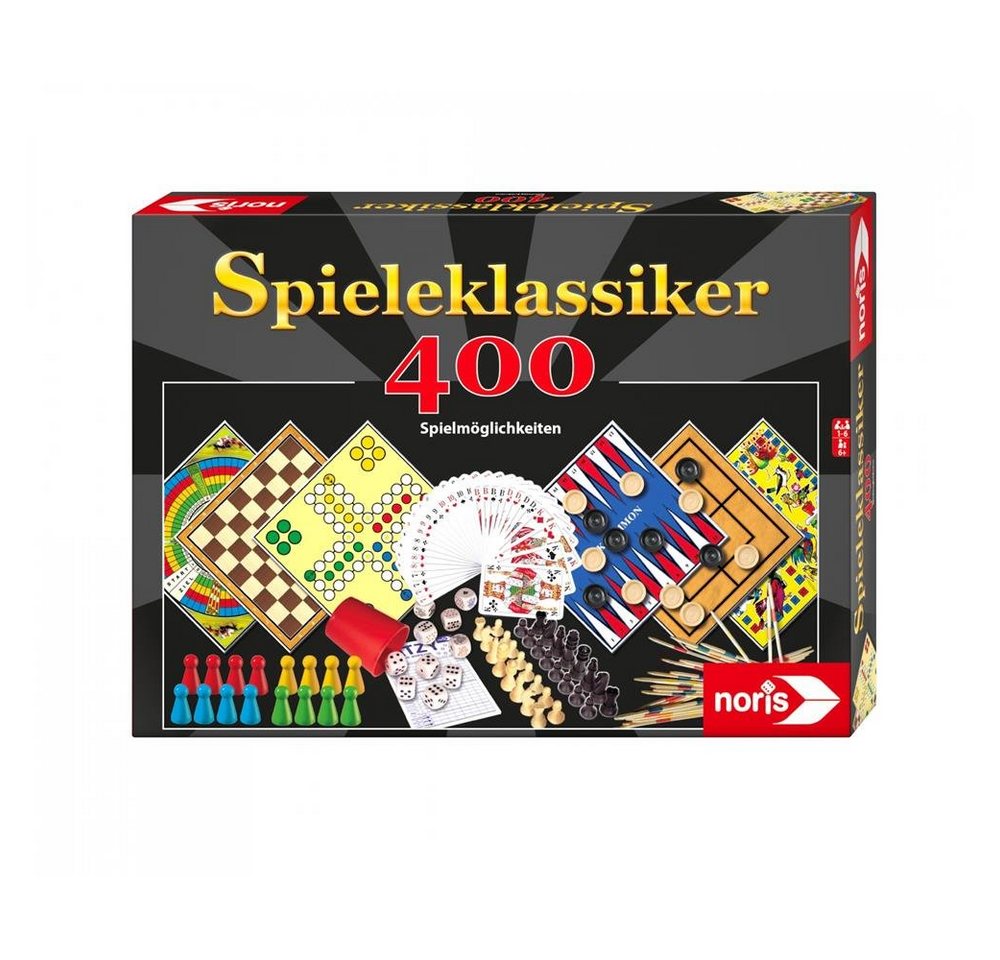 Noris Spielesammlung Spieleklassiker - 400 Spielmöglichkeiten