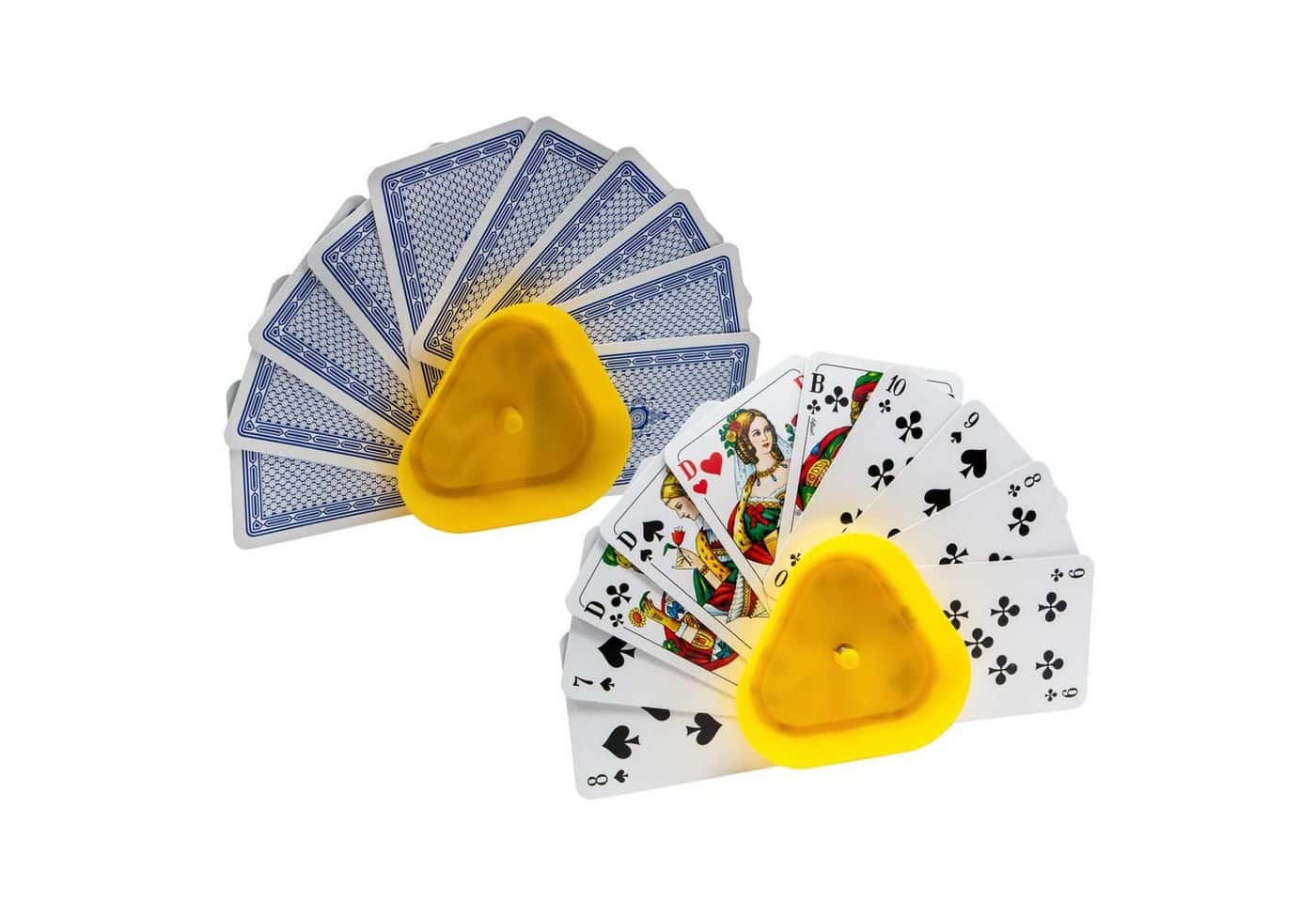 Otto Simon Spiel 2er Set Kartenhalter Spielkartenhalter für je 35 Spielkarten