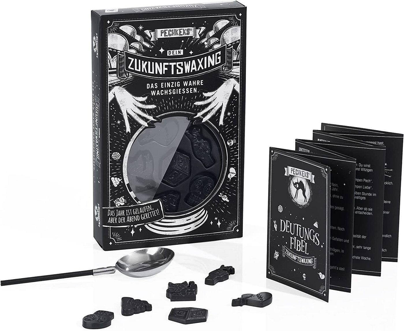 Pechkeks Spiel Pechkeks Wachsgießen Set für Silvester – Zukunftswaxing
