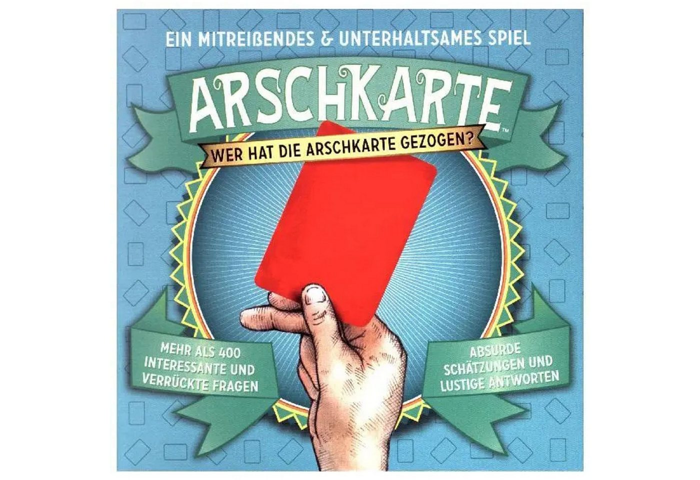 Pegasus Spiele Spiel Arschkarte - Wer hat die Arschkarte gezogen? (Kartenspiel)