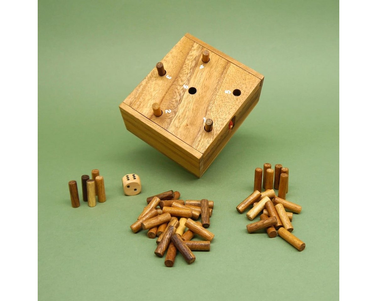 ROMBOL Denkspiele Spiel ENDLICH DIE 6 - lustiges Würfelspiel