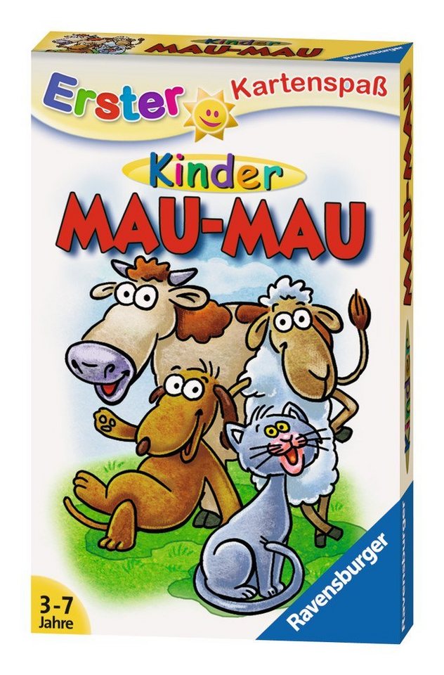 Ravensburger Spiel 32 Blatt Erster Kartenspaß Kinder Mau-Mau 20430